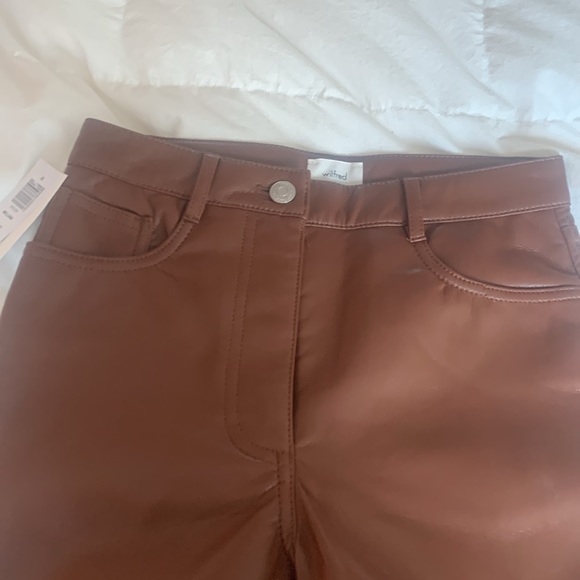 Wilfred faux leather slacks - Picture 3 of 11